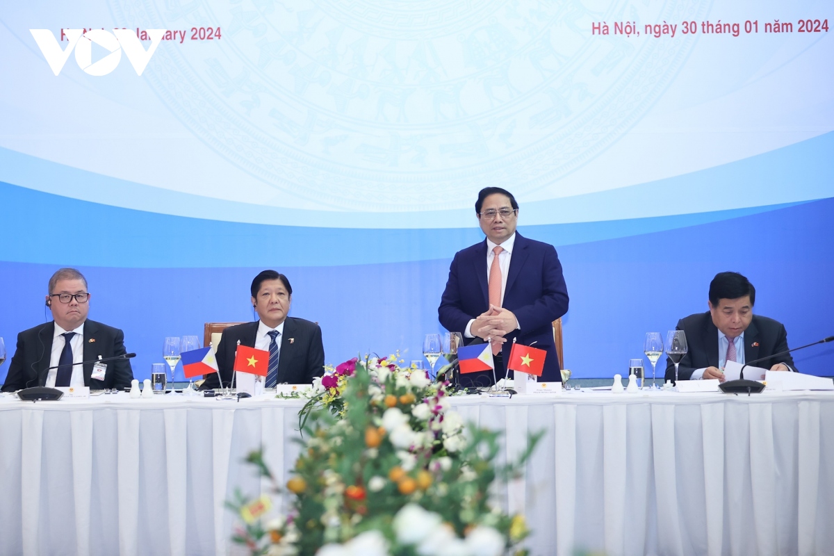 Thủ tướng Phạm Minh Chính và Tổng thống Philippines gặp gỡ doanh nghiệp hai nước